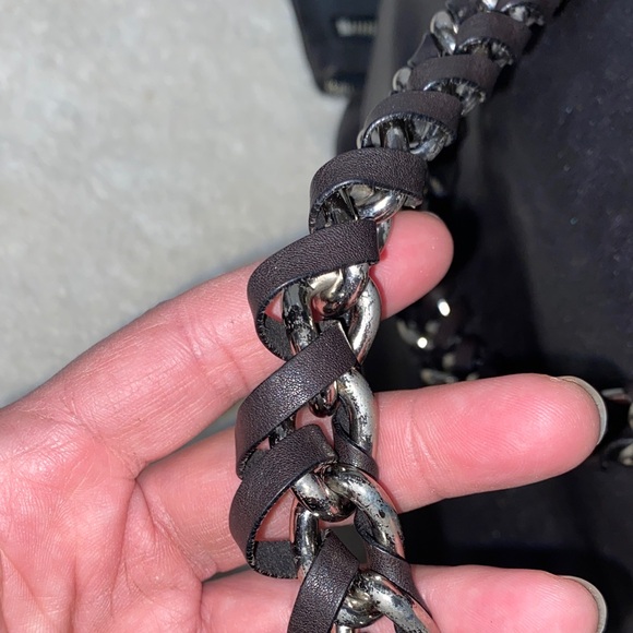 Coach Alex Op Art Print shoulder bag with matching wristlet - Picture 11 of 15